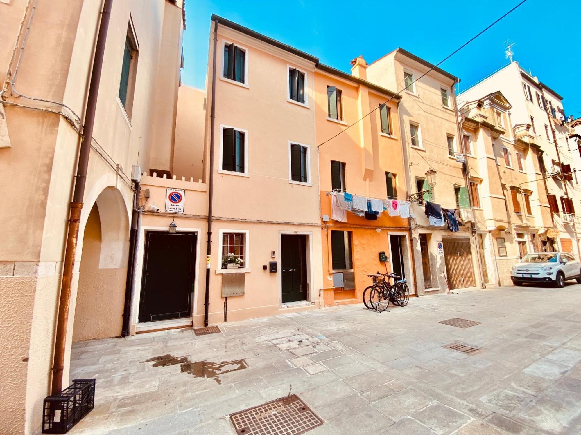 Casabella Chioggia Casa Indipendente Con Corte Eksteriør billede